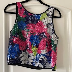 Milky top - sequin never worn